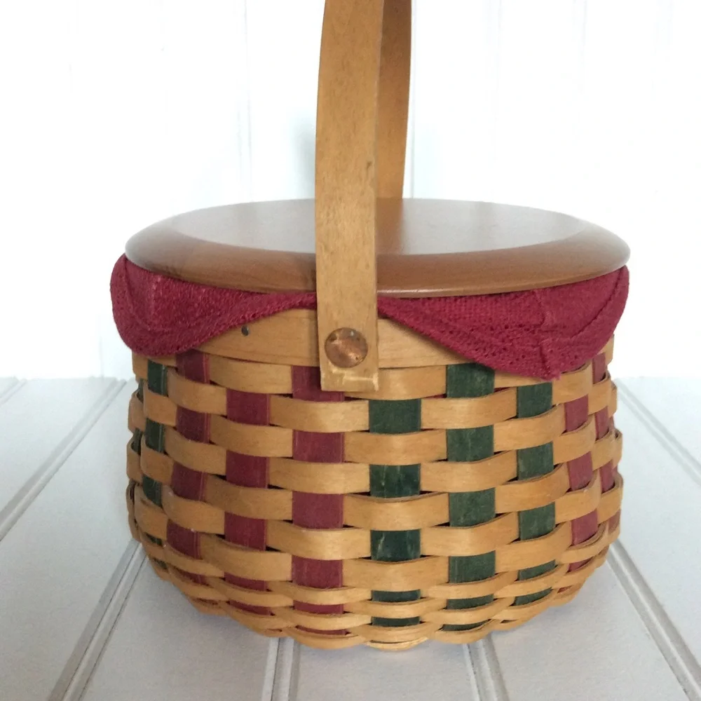 Longaberger 2003 Christmas Caroling Basket🎄 - Picture 7 of 16